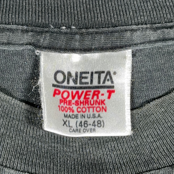 Vintage Grateful Dead Shirt Adult LARGE Black Skull Rose Walking Skeleton 90s - Picture 6 of 14